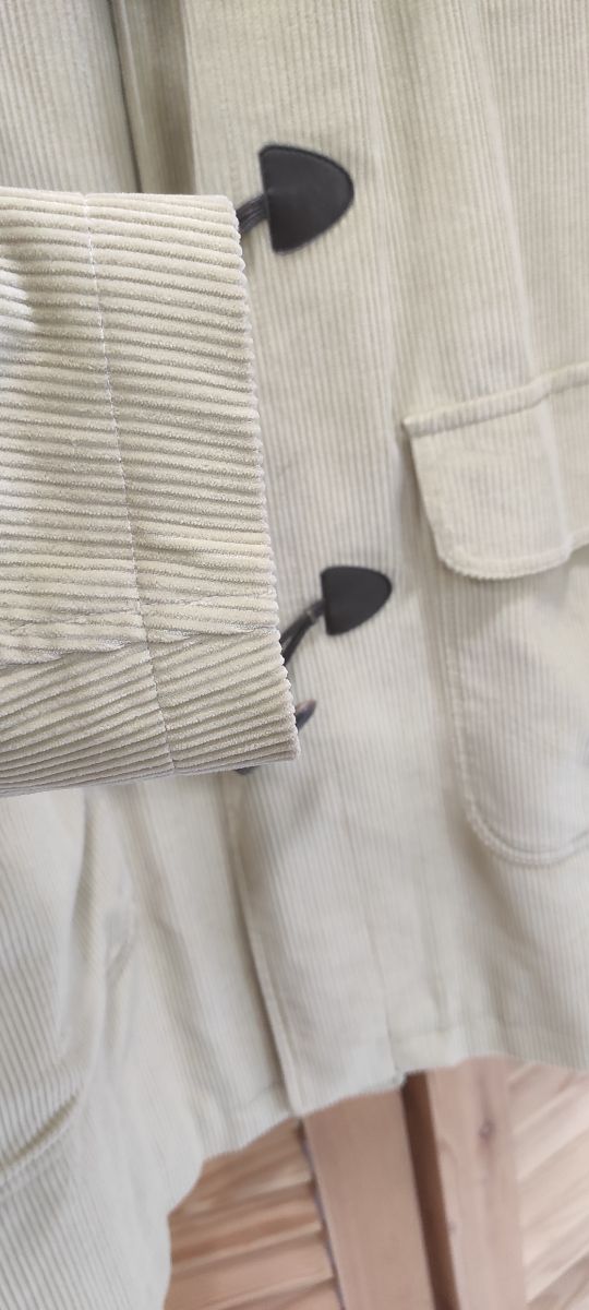 Cappotto Thomas Burberry in velluto a coste