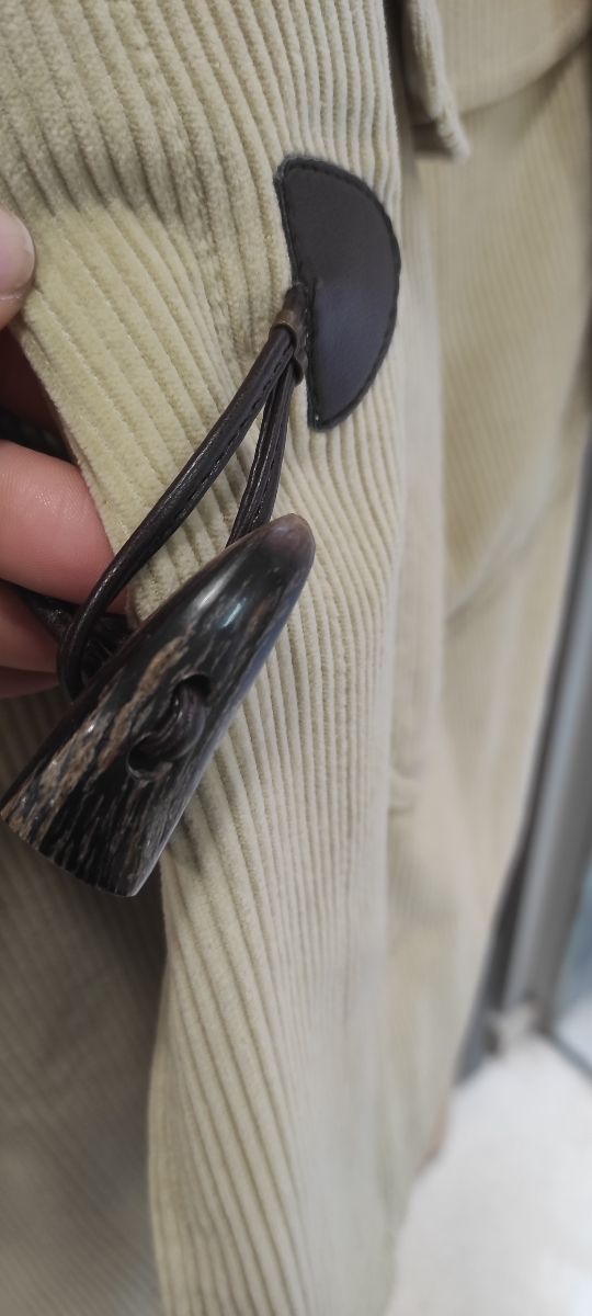 Cappotto Thomas Burberry in velluto a coste