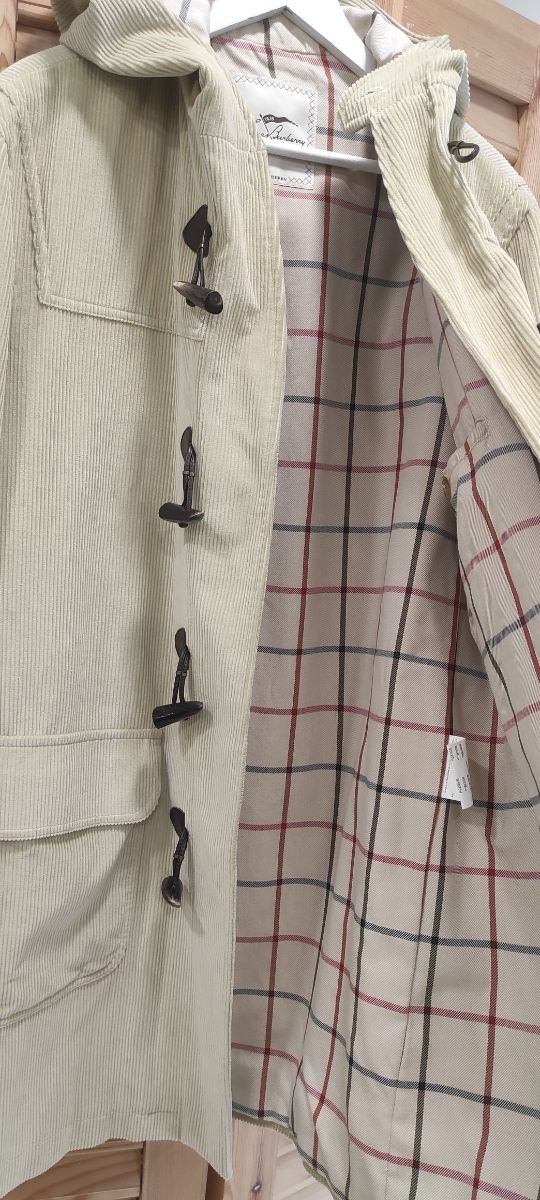 Cappotto Thomas Burberry in velluto a coste