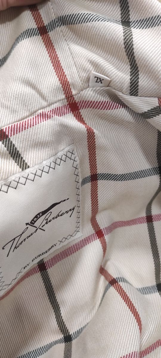 Cappotto Thomas Burberry in velluto a coste