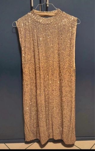 Abito oro sandro ferrone S