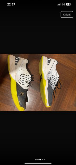 Scarpa wilson tappeto