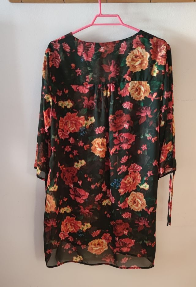 Blusón estampado exclusive suite blanco