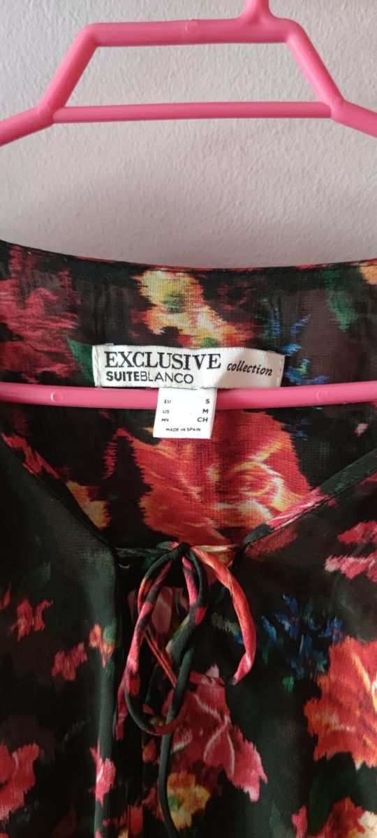 Blusón estampado exclusive suite blanco