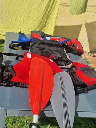 Canoa inchable 3 plazas