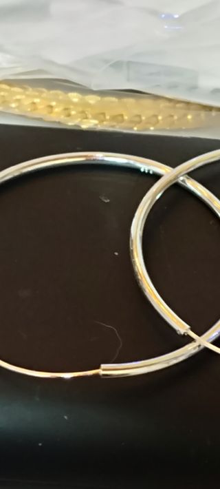Aros de plata de ley 925