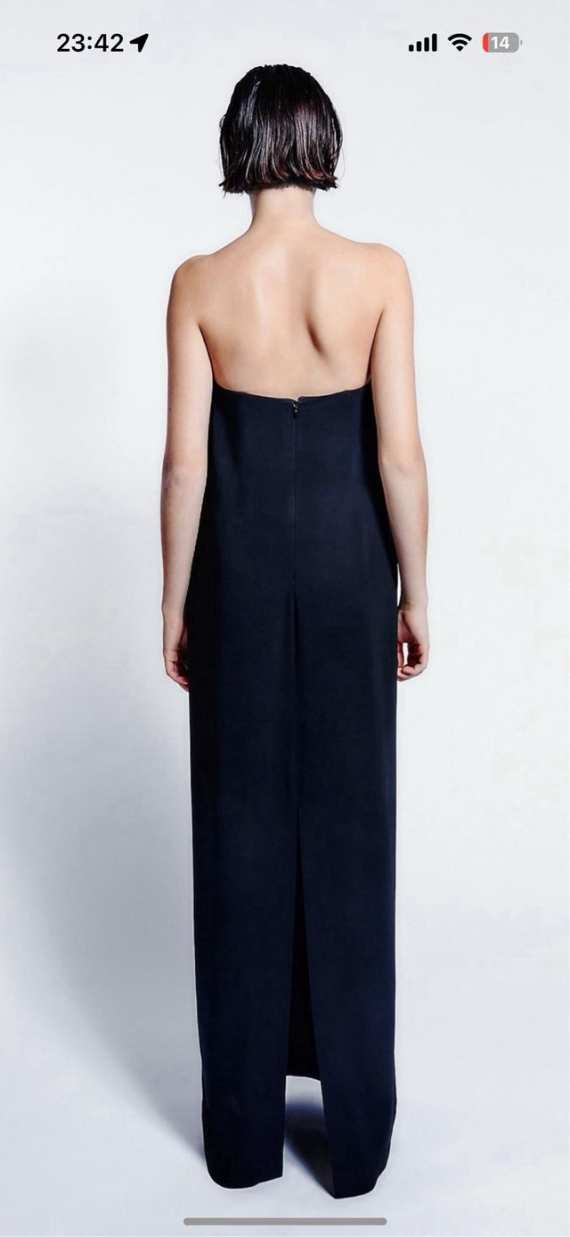 Vestido palabra de Honor Zara