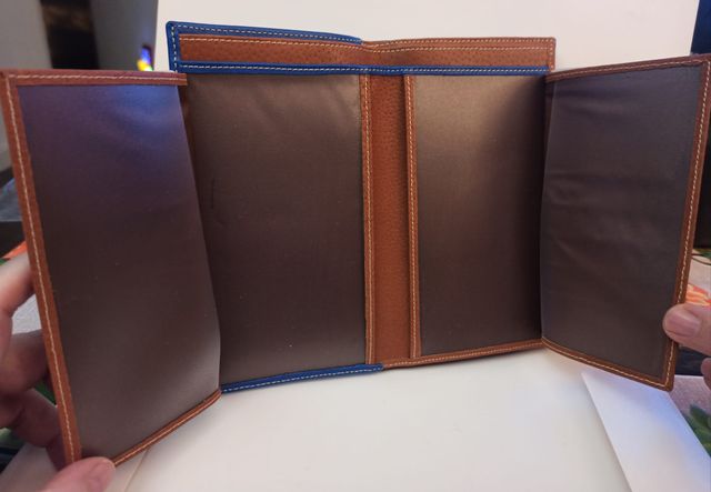 CARTERA BILLETERA MUJER PIEL DE UBRIQUE