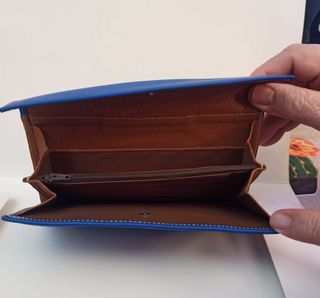 CARTERA BILLETERA MUJER PIEL DE UBRIQUE