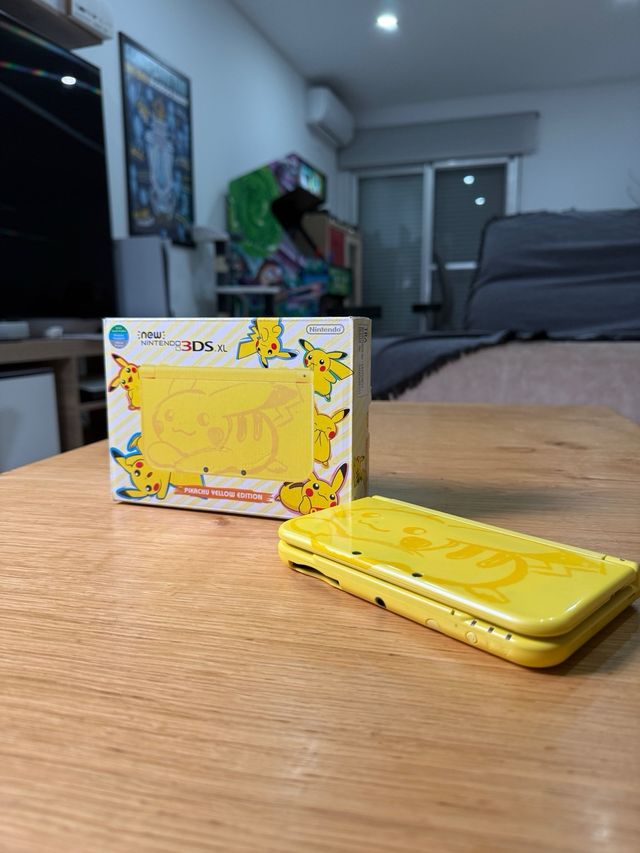 New nintendo 3ds xl pikachu edición especial
