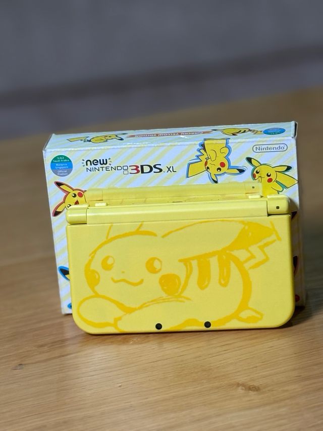 New nintendo 3ds xl pikachu edición especial