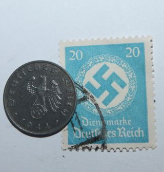 Sello y Moneda Nazi, ORIGINAL Tercer Reich