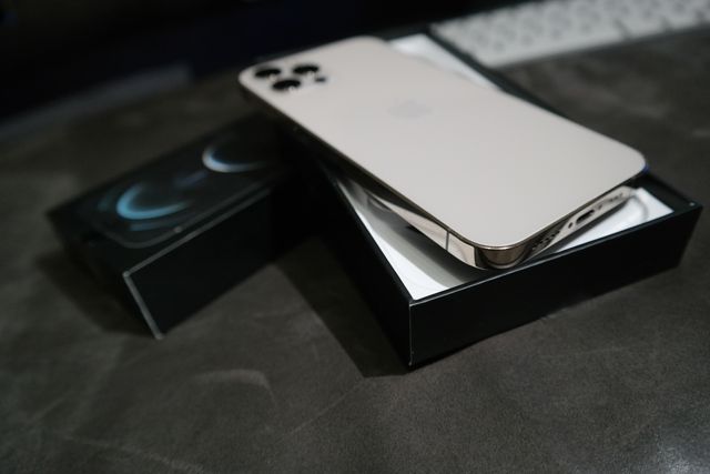 Apple Iphone 12 Pro Max 256G Dorado Impecable