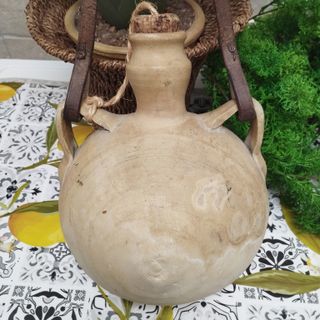 ANTICA BORRACCIA TERRACOTTA VASO GIARA DELL’ 800