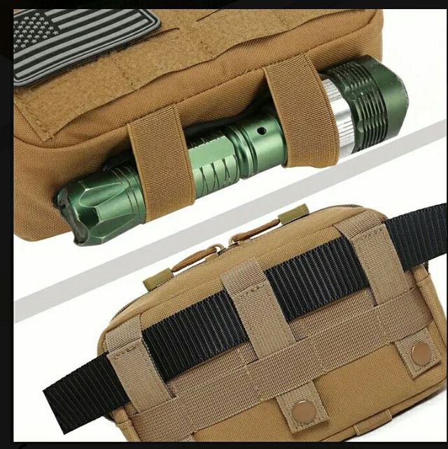 Mochila tactica de cintura para hombre. Nueva.