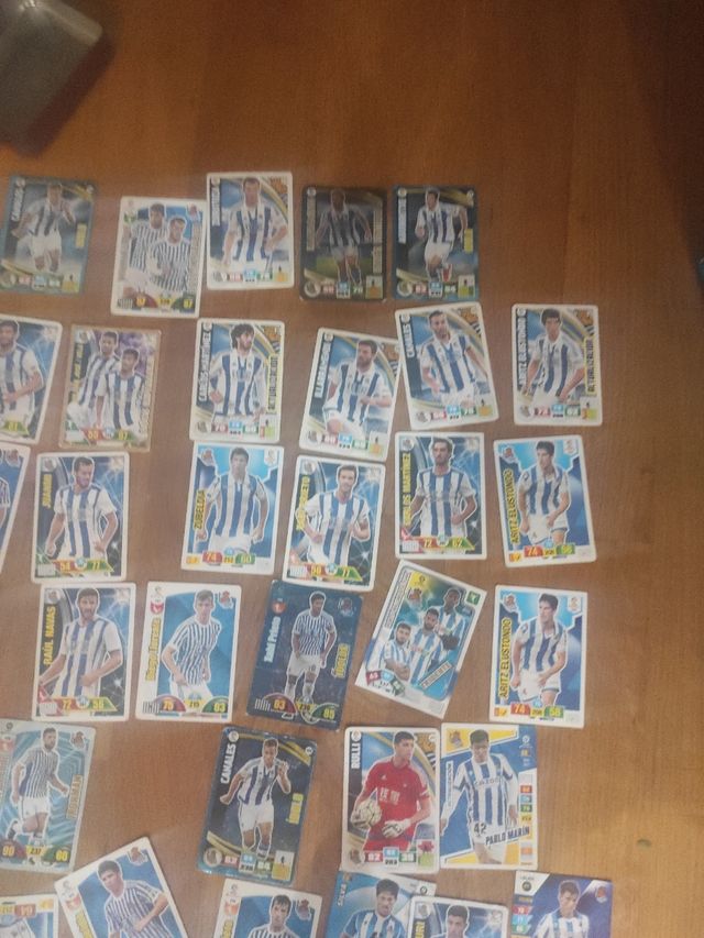 Real Sociedad cartas adrenalyn Panini