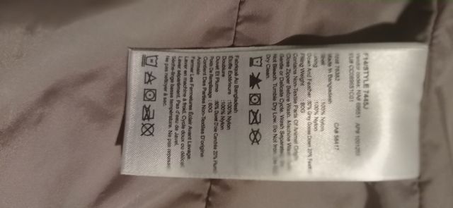 Plumífero Timberland gris mujer