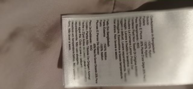 Plumífero Timberland gris mujer