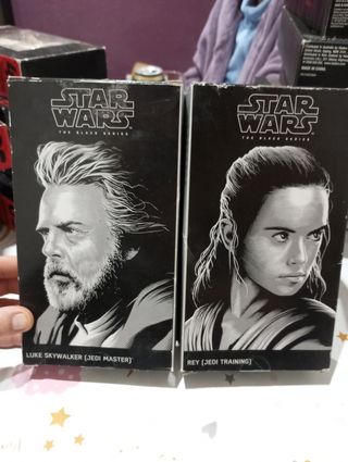 Star Wars Luke y Rey SDCC black series 6