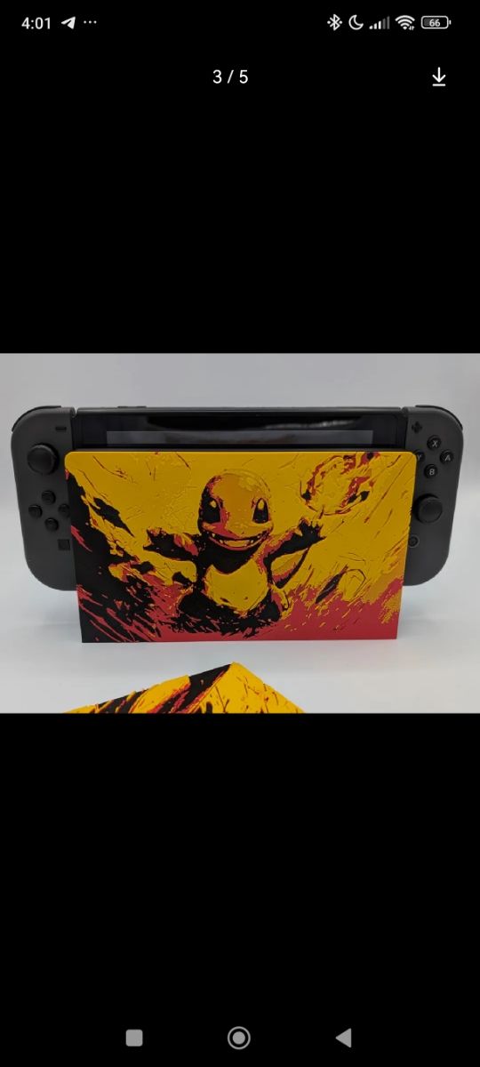 Carcasa soporte Nintendo switch picachu