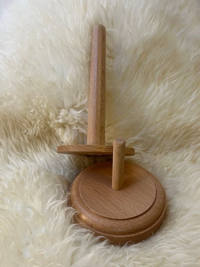 Porta Bobina Di Filo Porta Filo Spinner Legno
