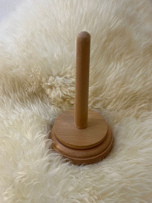 Porta Bobina Di Filo Porta Filo Spinner Legno