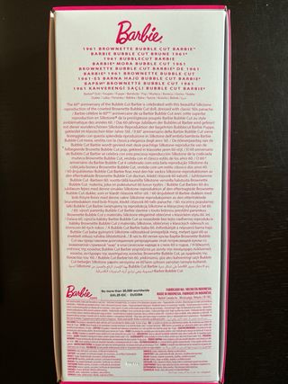 Barbie Silkstone “1961 Brownette Bubble Cut”