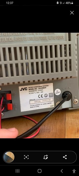 Equipo Musica JVC