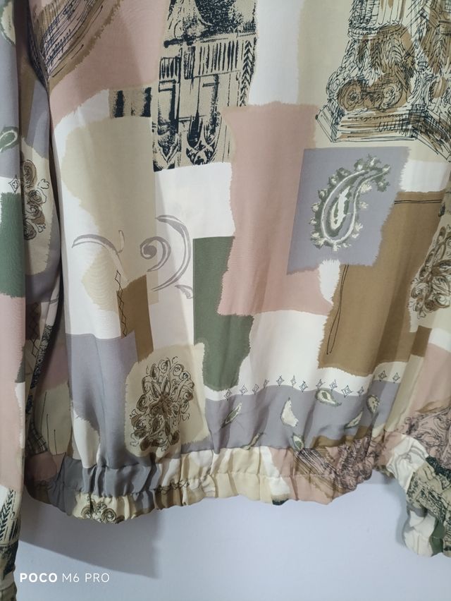 Blusa informal estampada