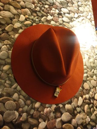 Sombrero fedora Rojo Gémo unisex Poliéster