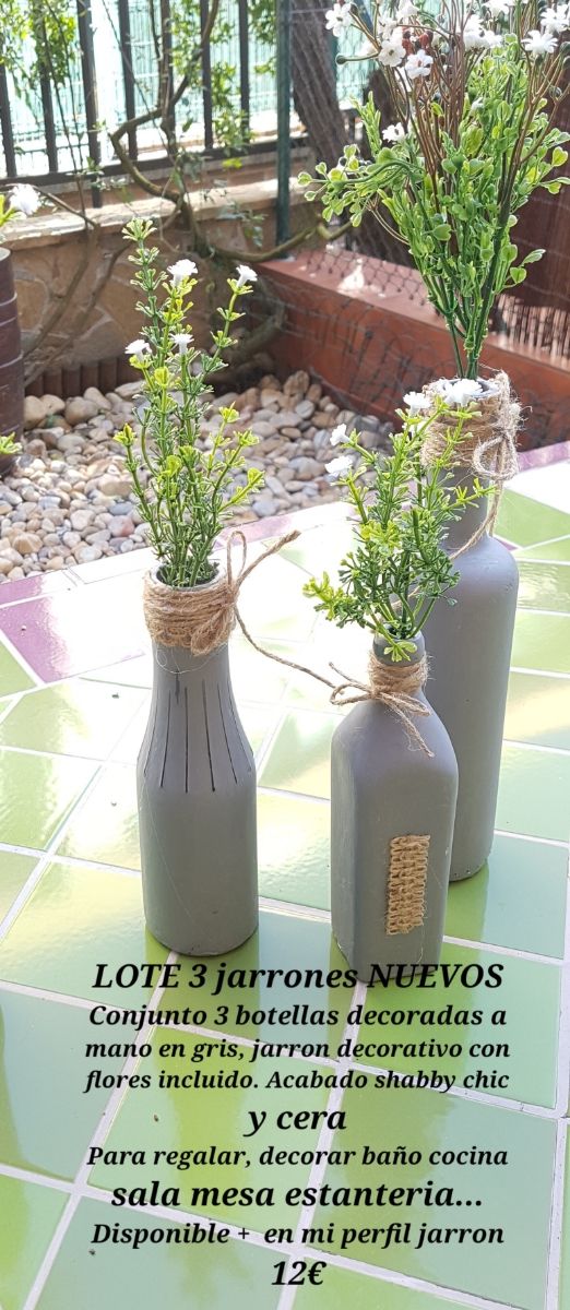 Jarrones NUEVOS lote 3