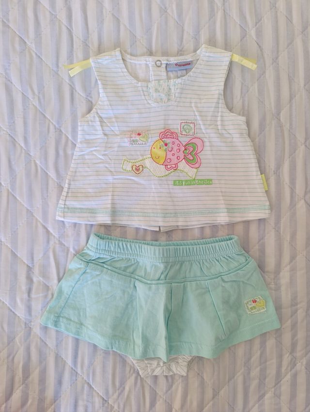 Lote conjuntos vestidos bebé