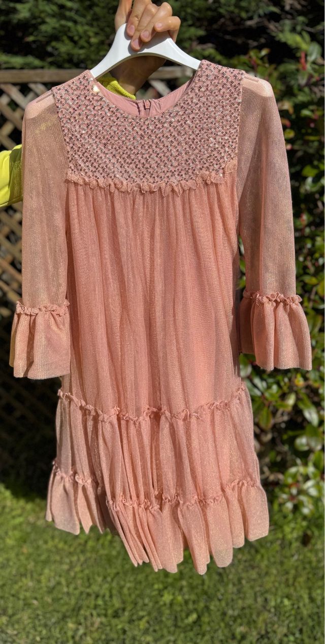 Vestido niña fiesta talla 10 y 12