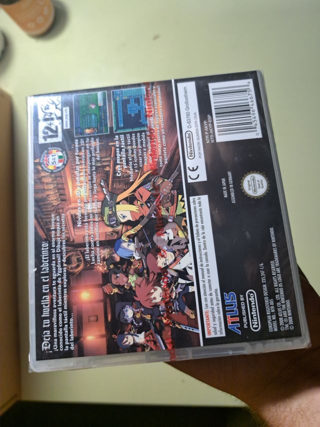 PRECINTADO Etrian Odyssey PAL España NDS