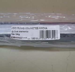 Guías cajon