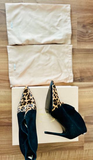 PRADA ankle boots leopard 