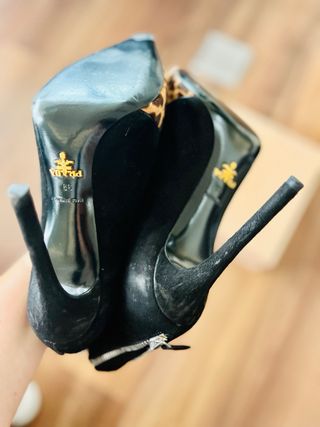 PRADA ankle boots leopard 