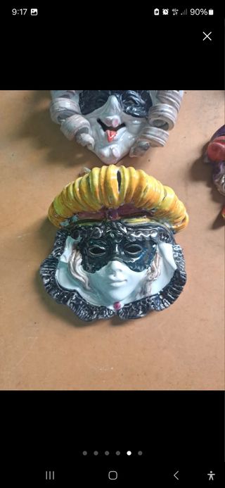 MÁSCARAS VENECIANAS DE DECORACIÓN