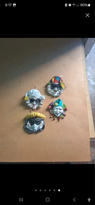 MÁSCARAS VENECIANAS DE DECORACIÓN