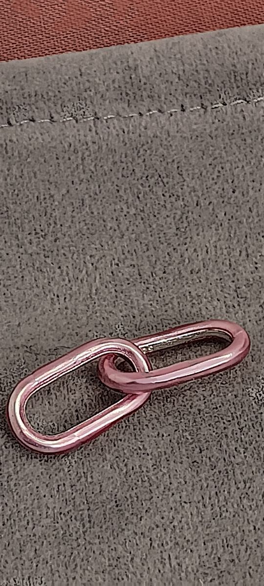 Eslabon plata y esmalte