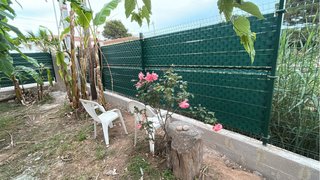 Cintas ocultacion valla a metro verde