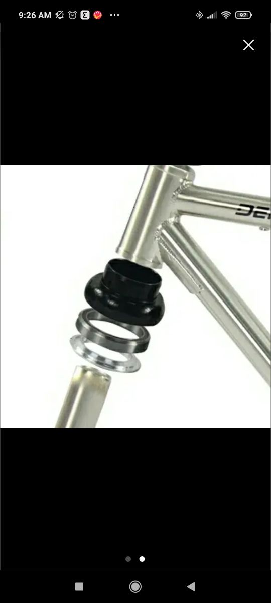 Adaptador dirección tapered 