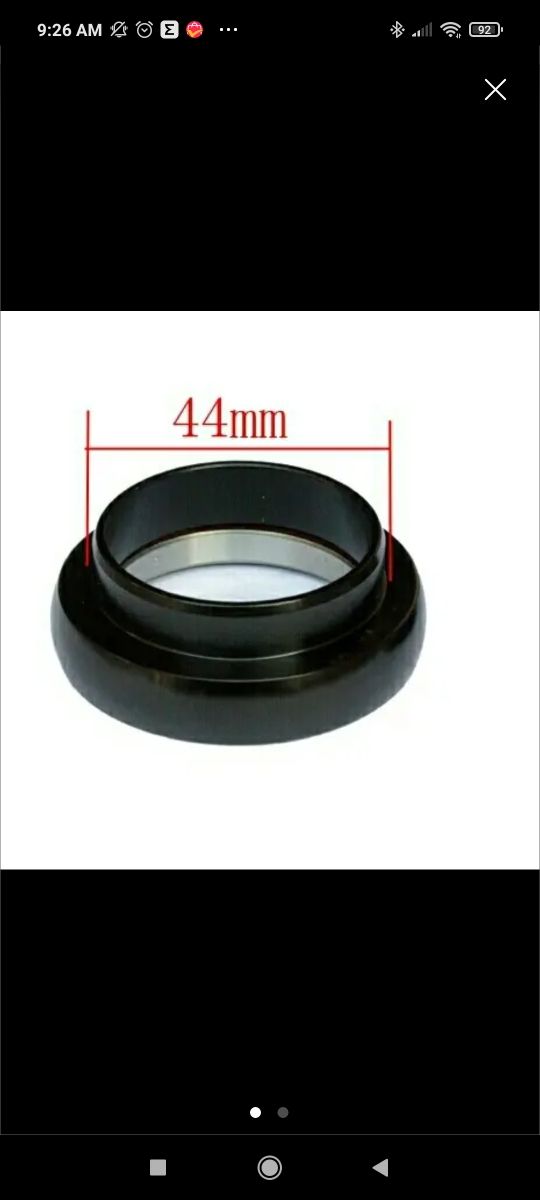 Adaptador dirección tapered 