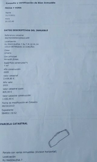 Trastero en Betanzos