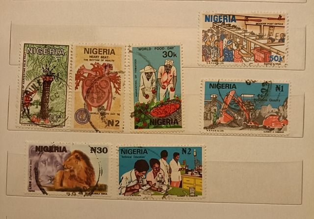 Francobolli Nigeria anni '90