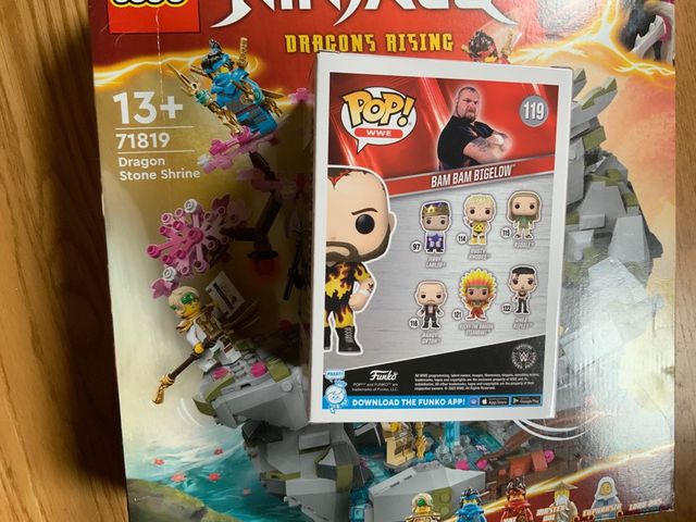 Funko pop Bam bam Bigelow 119 wwe
