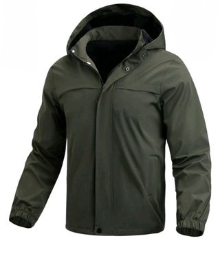 Giacca invernale da uomo verde militare 