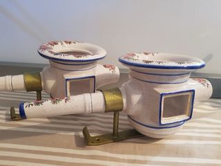 Struttura in ceramica di Bassano per lampada