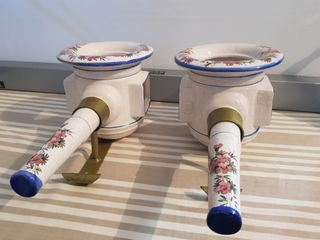 Struttura in ceramica di Bassano per lampada