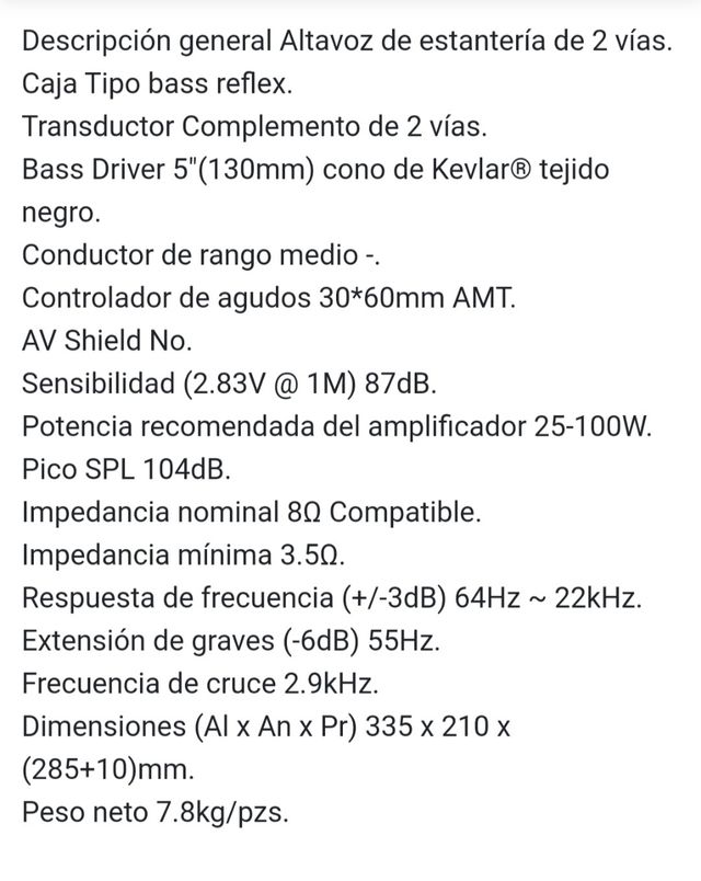Altavoces WHARFEDALE 